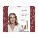 Zestaw Eucerin Hyaluron-Filler + Elasticity, krem na noc,  50 ml + krem pod oczy, SPF 20, 15 ml USZKODZONE OPAKOWANIE - miniaturka zdjęcia produktu