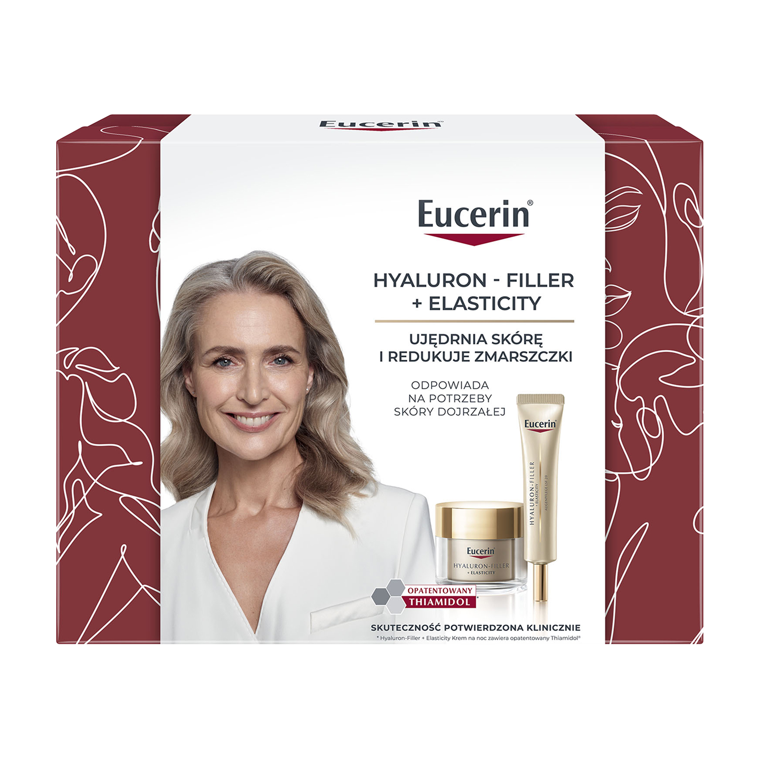 Eucerin Set Eucerin Hyaluron-Filler + Elasticity, Nachtcreme,  50 ml + Augencreme, SPF 20, 15 ml — Inhaltsstoffe und Bewertung