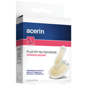 Acerin, plastry na pęcherze, 6 sztuk - zdjęcie produktu