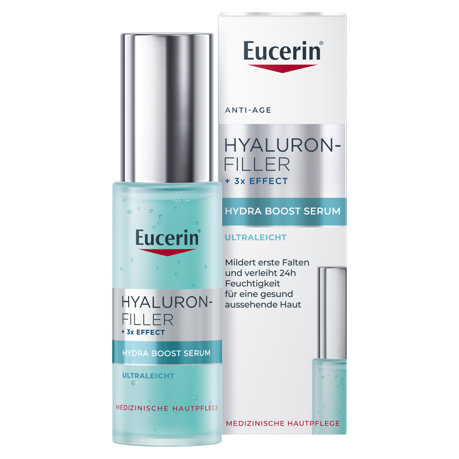 Eucerin Eucerin Hyaluron-Filler, feuchtigkeitsspendend booster für das Gesicht mit Hyaluronsäure, 30 ml — Inhaltsstoffe und Bewertung