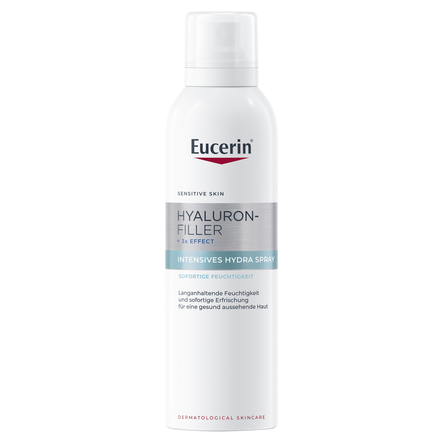 Eucerin Eucerin Hyaluron + 3x Effect, feuchtigkeitsspendend-beruhigend Spray für das Gesicht als Spray mit Hyaluronsäure, 150 ml — Inhaltsstoffe und Bewertung