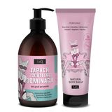 Zestaw LaQ Piwonia Silver,  żel pod prysznic, 500 ml + balsam do ciała, 200 ml - miniaturka zdjęcia produktu