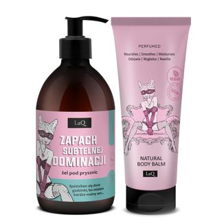 Zestaw LaQ Piwonia Silver,  żel pod prysznic, 500 ml + balsam do ciała, 200 ml - zdjęcie produktu