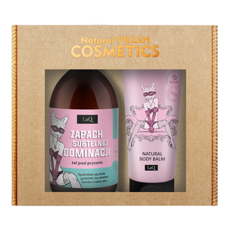 Zestaw LaQ Piwonia Silver,  żel pod prysznic, 500 ml + balsam do ciała, 200 ml - zdjęcie produktu