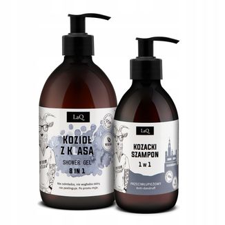 Zestaw LaQ Kozioł z klasą, żel pod prysznic, 500 ml + szampon do włosów, 300 ml - zdjęcie produktu