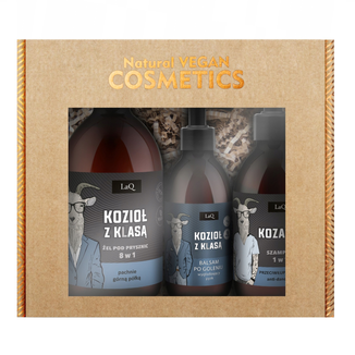 Zestaw LaQ Kozioł z klasą, żel pod prysznic, 500 ml + szampon do włosów, 300 ml + balsam po goleniu, 150 ml - zdjęcie produktu