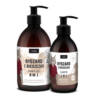 Zestaw LaQ Ryszard z Bieszczad, żel pod prysznic, 500 ml + szampon do włosów, 300 ml - zdjęcie produktu