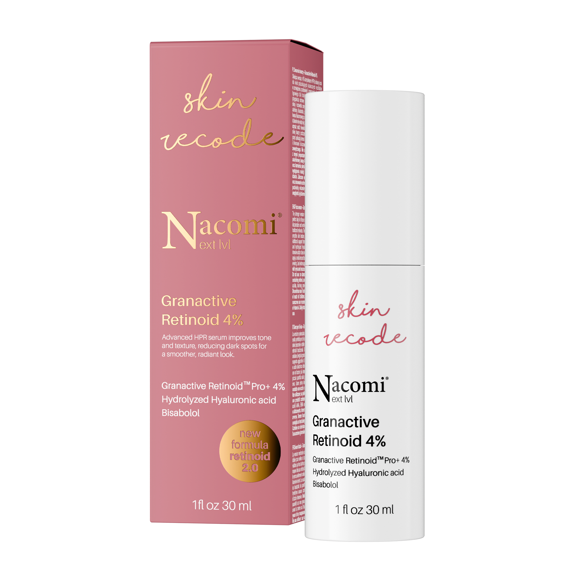 Nieznana Nacomi Next Level Granactive Retinoid 4%, serum do twarzy, 30 ml