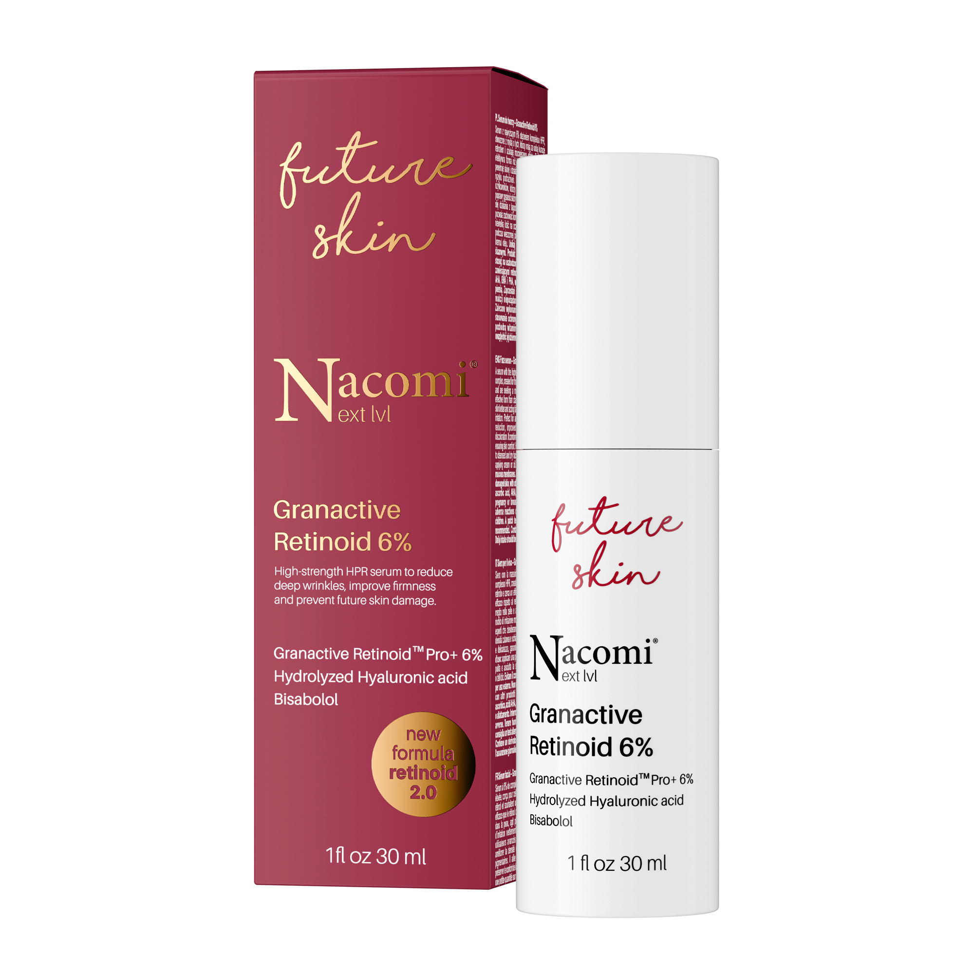 Nieznana Nacomi Next Level Granactive Retinoid 6%, serum do twarzy, 30 ml
