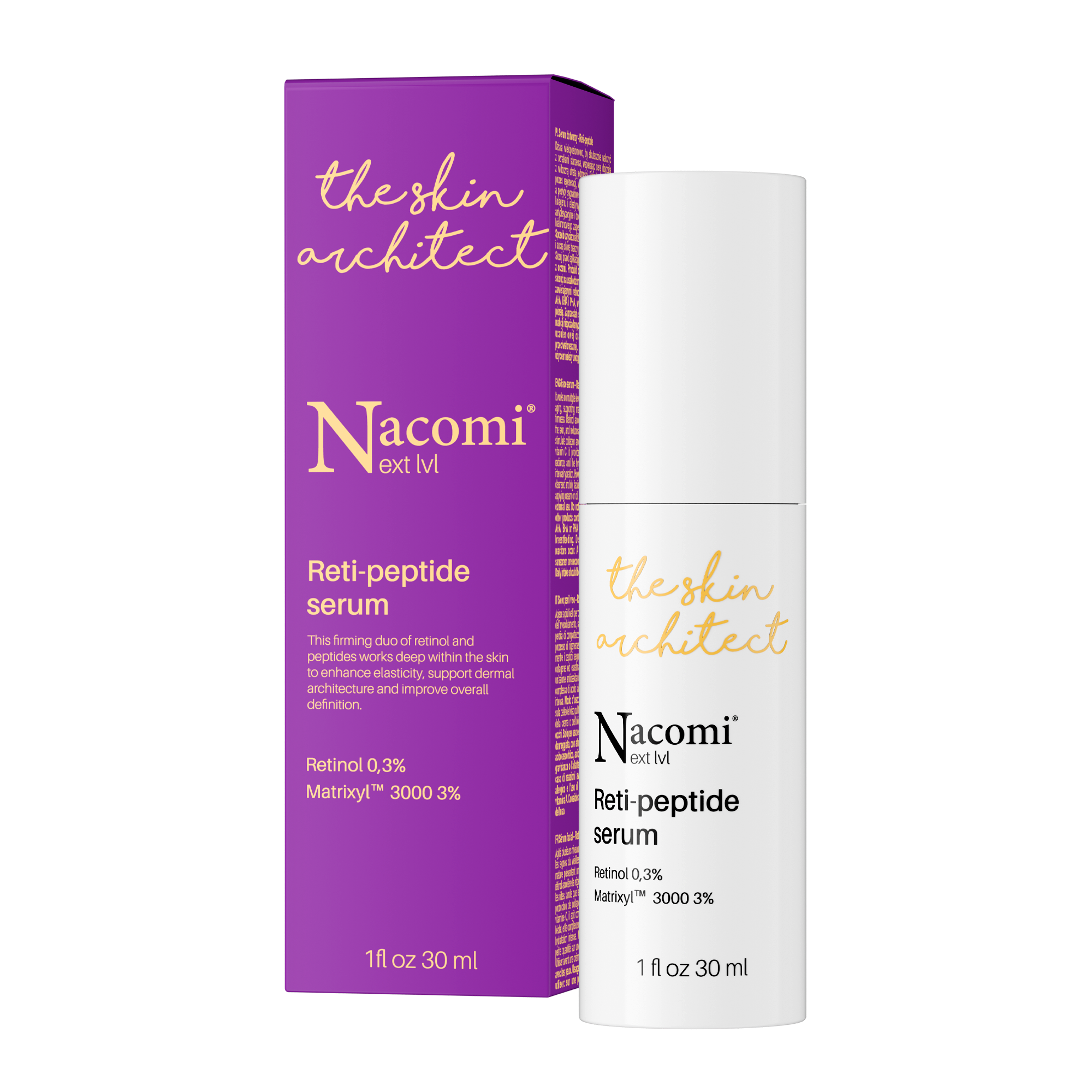 Nieznana Nacomi Next Level Retipeptide, serum do twarzy, 30 ml