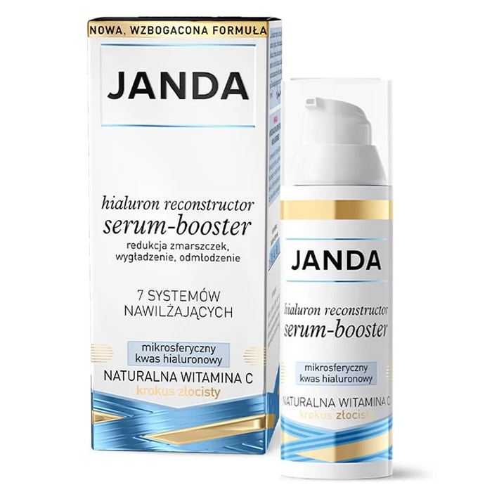 Nieznana Janda Hialuron Reconstructor, serum-booster, krokus złocisty, 30 ml