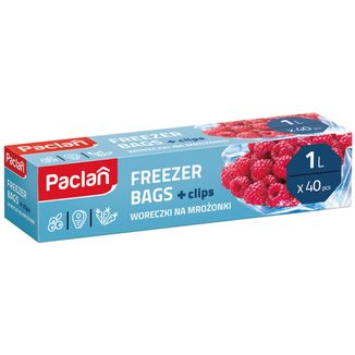 Paclan, woreczki do mrożenia, 1 l x 40 sztuk - zdjęcie produktu