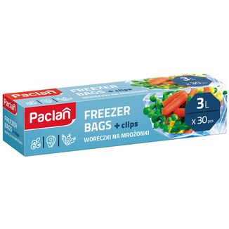 Paclan, woreczki do mrożenia, 3 l x 30 sztuk - zdjęcie produktu