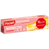 Paclan, woreczki z suwakiem, 1 l x 20 sztuk - miniaturka zdjęcia produktu