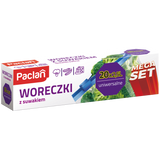 Paclan, woreczki z suwakiem, 2,5 l x 20 sztuk - miniaturka zdjęcia produktu