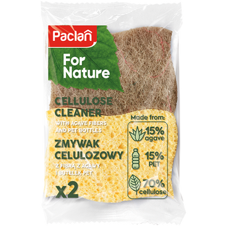 Paclan For Nature, zmywak celulozowy, 2 sztuki - zdjęcie produktu