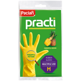 Paclan Practi, rękawice gumowe, zapachowe, ananas, rozmiar M, 2 sztuki - miniaturka zdjęcia produktu