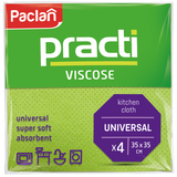 Paclan Practi, ścierki z wiskozy, 4 sztuki - miniaturka zdjęcia produktu