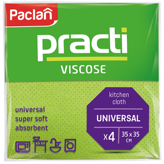Paclan Practi, ścierki z wiskozy, 4 sztuki - zdjęcie produktu