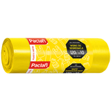 Paclan, worki do segregacji, plastik, żółte 120 l x 10 sztuk - miniaturka zdjęcia produktu