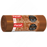 Paclan, worki do segregacji, bio odpady, brązowe, 35 l x 20 sztuk - miniaturka zdjęcia produktu