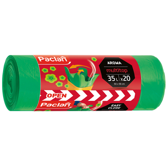 Paclan, worki zapachowe, multitop, 35 l x 20 sztuk - zdjęcie produktu