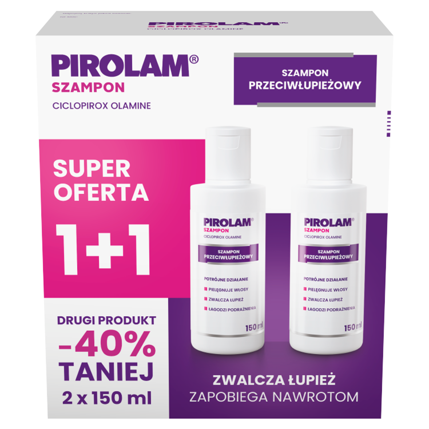 Pirolam Set Pirolam, Anti-Schuppen-Shampoo, 2 x 150 ml — Inhaltsstoffe und Bewertung