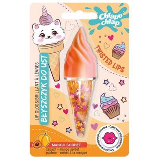 Chlapu Chlap, błyszczyk do ust, sorbet mango, od 4 lat, 4,5 ml - zdjęcie produktu