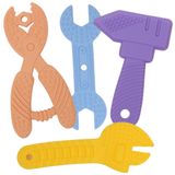 Bocioland, silikonowe gryzaki, narzędzia, od 3 miesiąca, 4 sztuki Bocioland, silikonowe gryzaki, narzędzia, od 3 miesiąca, 4 sztuki - miniaturka zdjęcia produktu