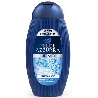Felce Azzurra Men, szampon & żel pod prysznic, Fresh Ice, 400 ml - zdjęcie produktu