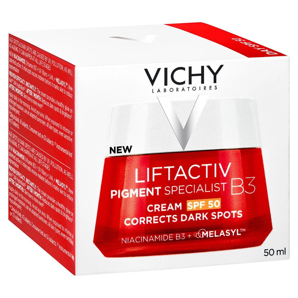 Набор Vichy Liftactiv Pigment Specialist B3: крем SPF 50 50 мл, крем для глаз 15 мл и флюид SPF 50+ 15 мл — фото 3