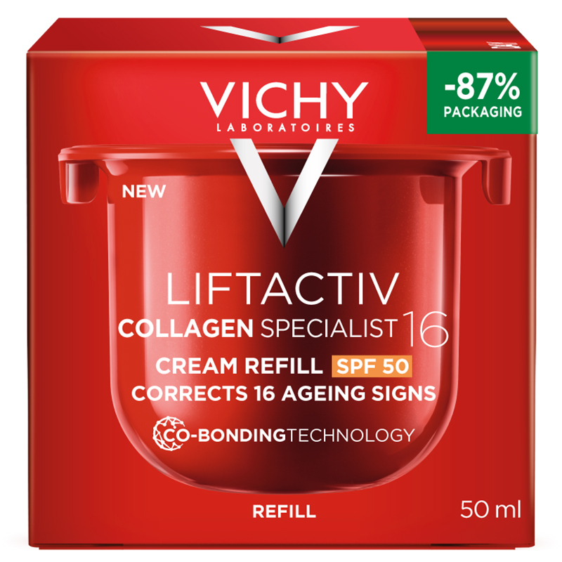 Набор Vichy Liftactiv Collagen Specialist 16: дневной крем SPF 50 50 мл, сменный блок 50 мл и флюид SPF 50+ 15 мл — фото 5