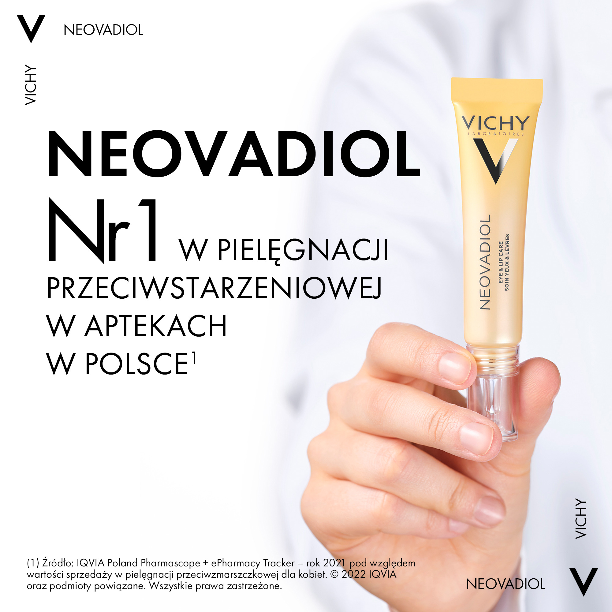Набор Vichy Neovadiol: крем для глаз и губ 15 мл, дневной крем 50 мл и флюид SPF 50+ 15 мл — фото 3