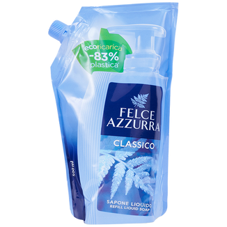 Felce Azzurra, mydło w płynie, Original, refill, 500 ml Felce Azzurra, mydło w płynie, Original, refill, 500 ml - zdjęcie produktu