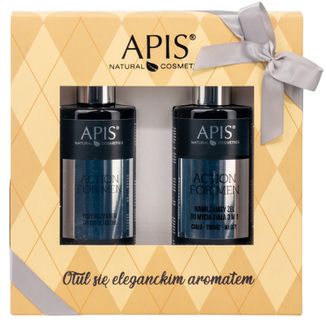 Apis Action for Men, krem do ciała i dłoni, 300 ml + żel pod prysznic, 300 ml Apis Action for Men, krem do ciała i dłoni, 300 ml + żel pod prysznic, 300 ml - zdjęcie produktu