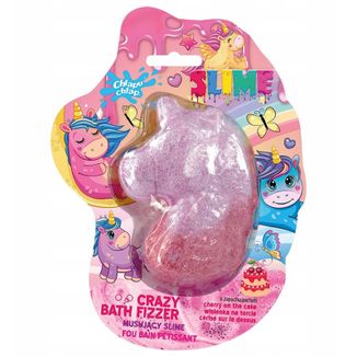 Chlapu Chlap, musujący slime do kąpieli, jednorożec, wiśnia, od 3 lat, 100 g - zdjęcie produktu