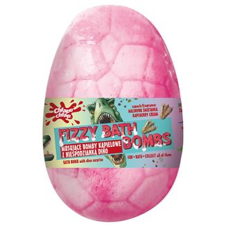 Chlapu Chlap, musujące jajo dinozaura z niespodzianką, malinowa śmietanka, od 3 lat, 140 g Chlapu Chlap, musujące jajo dinozaura z niespodzianką, malinowa śmietanka, od 3 lat, 140 g - zdjęcie produktu