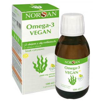 Norsan Omega-3 Vegan, 100 ml - zdjęcie produktu