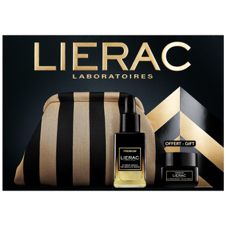 Zestaw Lierac Premium, regenerujące serum przeciwstarzeniowe, 30 ml + krem pod oczy, 20 ml i kosmetyczka gratis - zdjęcie produktu