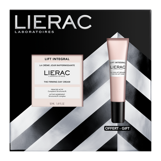Zestaw Lierac Lift Integral, ujędrniający krem na dzień, 50 ml + pielęgnacja liftingująca pod oczy, 15 ml gratis - zdjęcie produktu