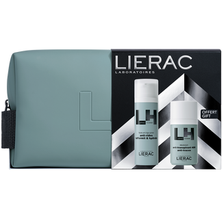 Zestaw Lierac Homme, emulsja anti-aging, 50 ml + dezodorant 48H, roll-on, 50 ml i kosmetyczka gratis - zdjęcie produktu