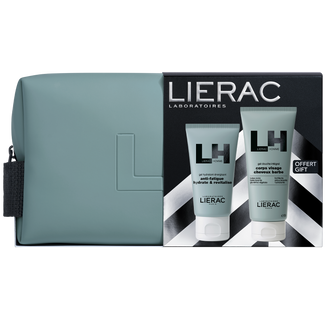 Zestaw Lierac Homme, nawilżający żel do twarzy, 50 ml + żel pod prysznic, 200 ml i kosmetyczka gratis - zdjęcie produktu