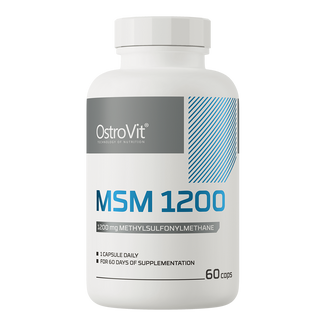 OstroVit MSM 1200 mg, 60 kapsułek - zdjęcie produktu
