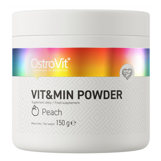 OstroVit Vit&Min Powder, smak brzoskwiniowy, 150 g - zdjęcie produktu