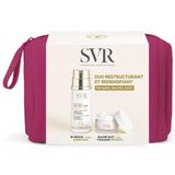 Zestaw SVR Densitium Bi-serum, dwufazowe serum przeciwzmarszkowe, 30 ml + balsam do twarzy na noc, 15 ml + kosmetyczka w prezencie - miniaturka zdjęcia produktu