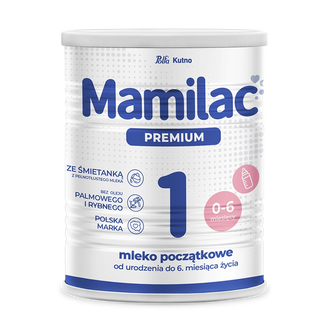 Mamilac Premium 1, mleko początkowe, od urodzenia, 400 g USZKODZONE OPAKOWANIE - zdjęcie produktu