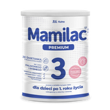 Mamilac Premium 3, produkt w proszku na bazie mleka, po 1 roku, 400 g Mamilac Premium 3, produkt w proszku na bazie mleka, po 1 roku, 400 g - miniaturka zdjęcia produktu