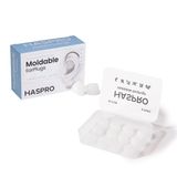 Haspro, formowane zatyczki do uszu, białe, 12 sztuk - miniaturka zdjęcia produktu