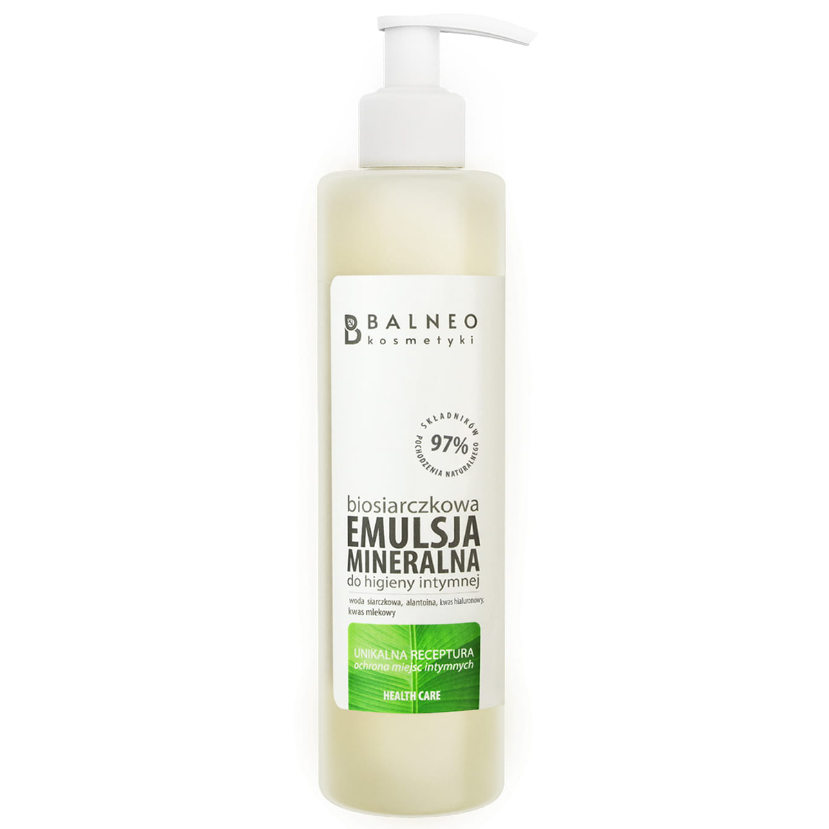 Balneokosmetyki Balneokosmetyki, biosiarczkowa emulsja mineralna do higieny intymnej, 250 ml — Składniki i ocena