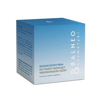 Balneokosmetyki, biosiarczkowy krem do twarzy usuwający niedoskonałości, 50 ml - zdjęcie produktu